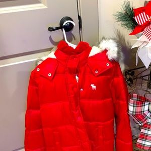 Abercrombie kids red jacket